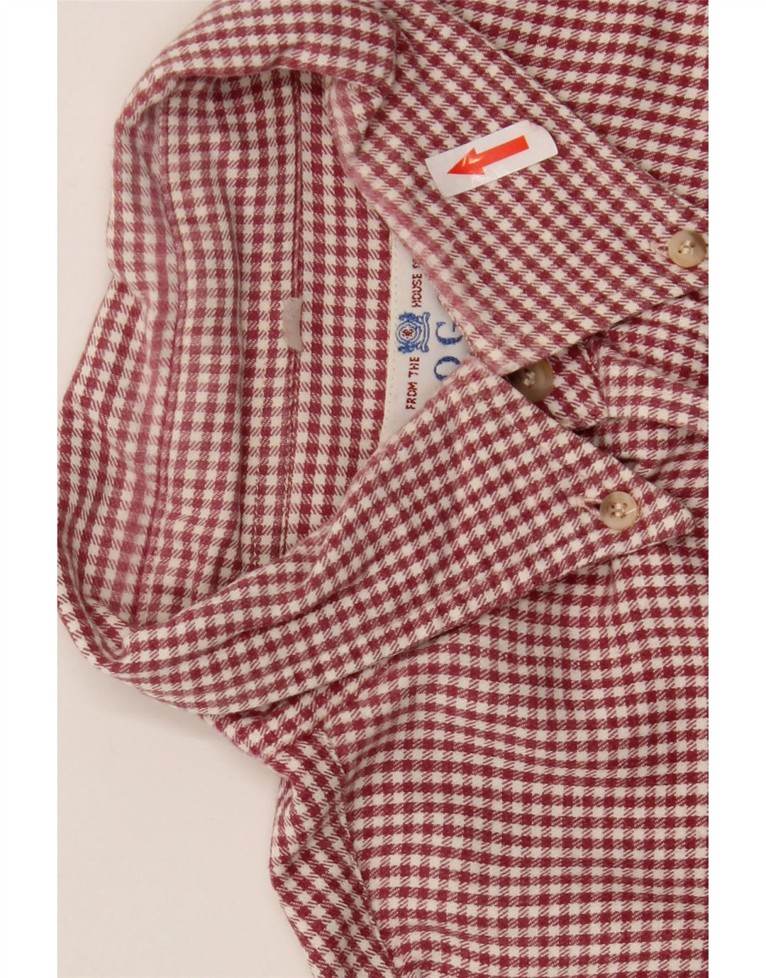 Camicia da uomo Boggi grande a quadretti rossi