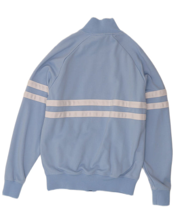 Ellesse Mens Tracksuit Top Jacket Small Blue Colourblock Cotton