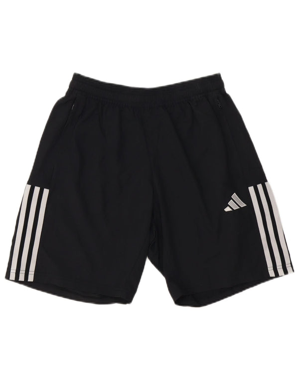 Pantaloncini sportivi da uomo Adidas Small neri in poliammide