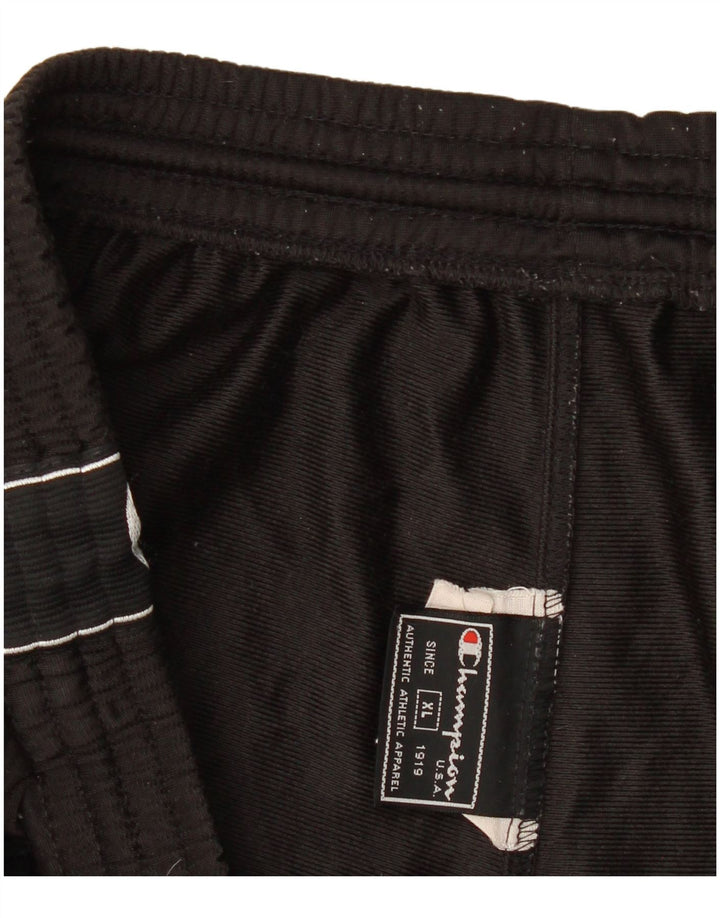 Pantaloni da tuta con grafica da uomo CHAMPION XL neri