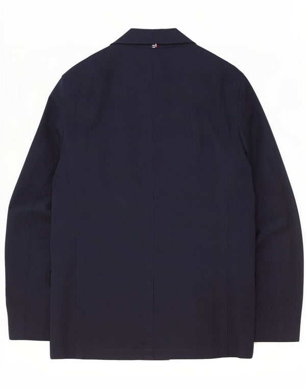 Cappotto da marinaio da uomo Tommy Hilfiger UK 40 grande cotone blu navy