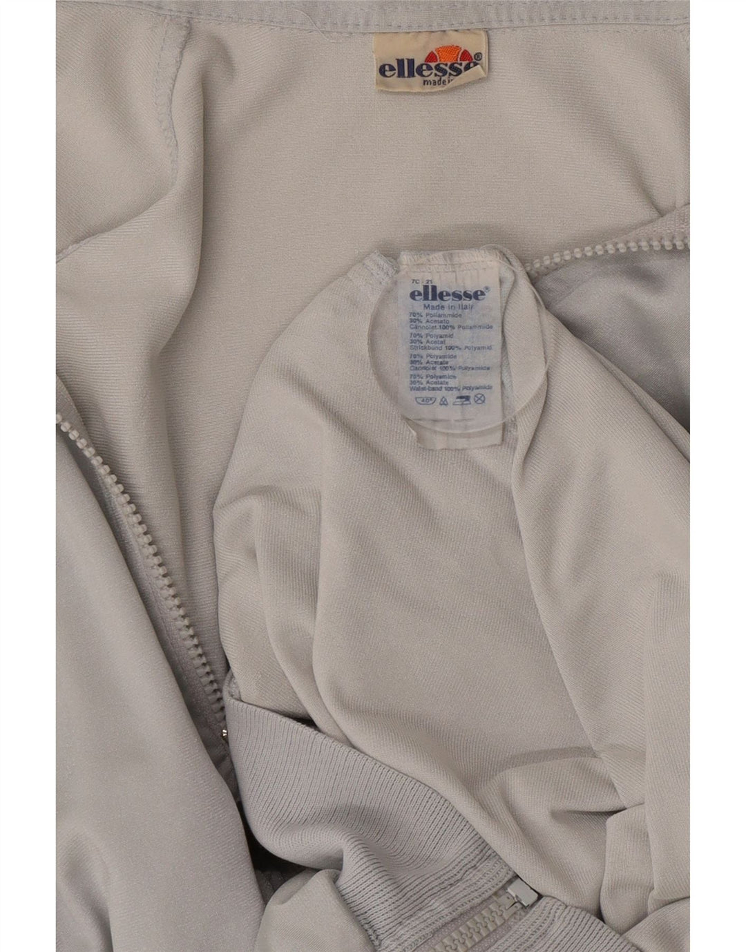 Giacca da tuta da uomo Ellesse IT 54 XL Poliestere color block grigio