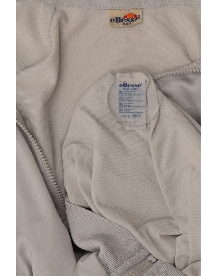 Giacca da tuta da uomo Ellesse IT 54 XL Poliestere color block grigio