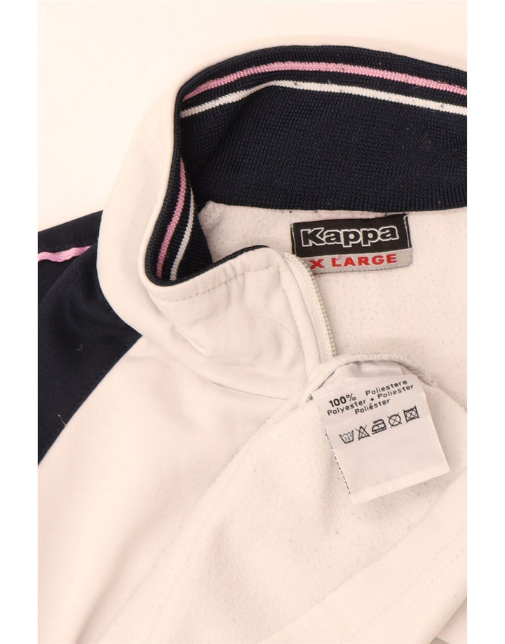 Giacca da tuta da donna Champion UK 18 XL Poliestere color block bianco