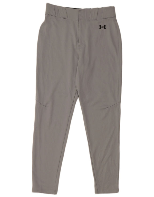 Pantaloni da tuta da uomo UNDER ARMOUR Poliestere grigio medio