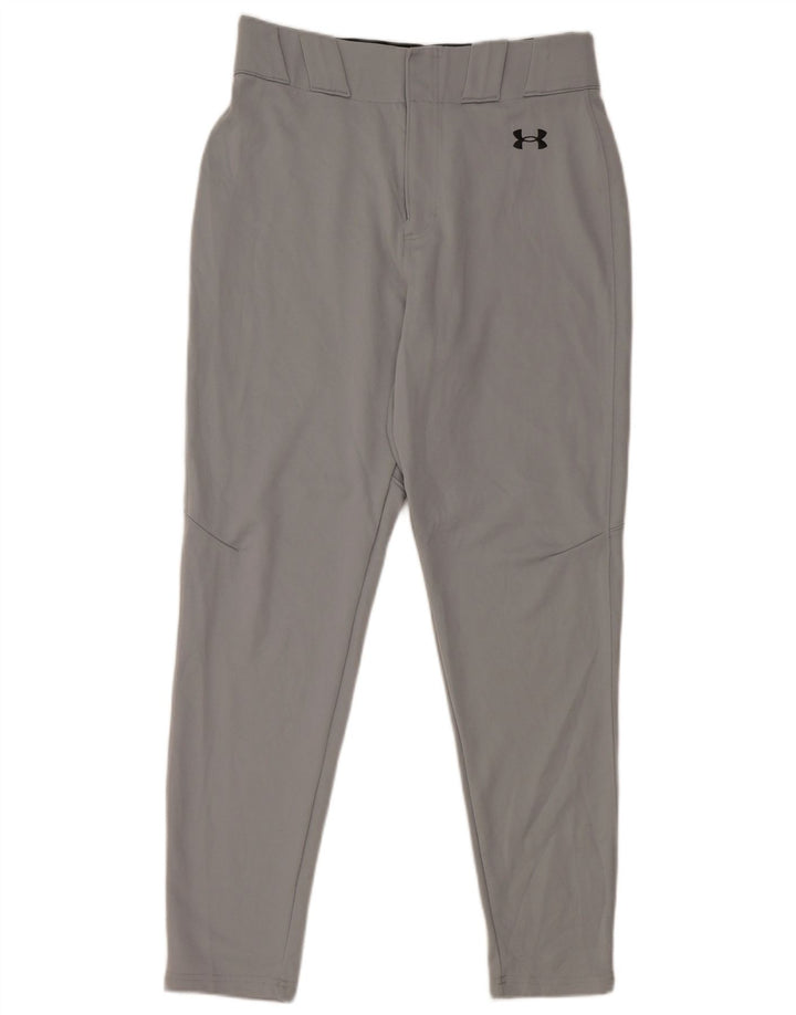Pantaloni da tuta da uomo UNDER ARMOUR Poliestere grigio medio