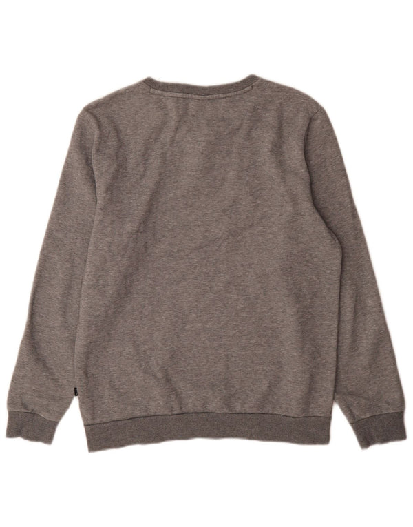 Puma Mens Graphic Sweatshirt Jumper Small Grey