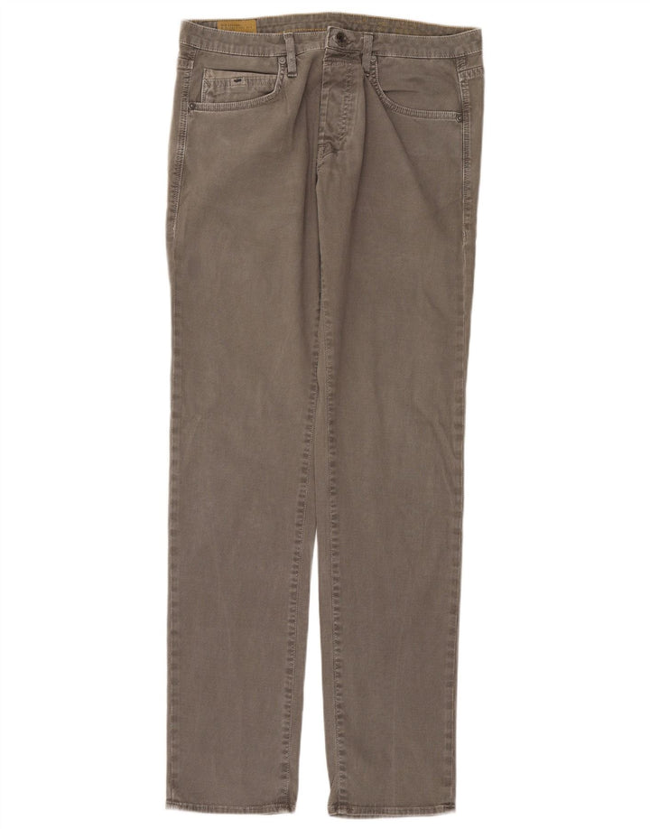 Pantaloni Casual Slim Uomo Gas W33 L34 Cotone Grigio