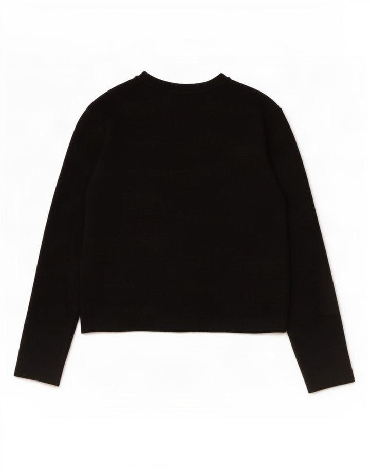 Maglione cardigan da donna Zara UK 14 viscosa nera media