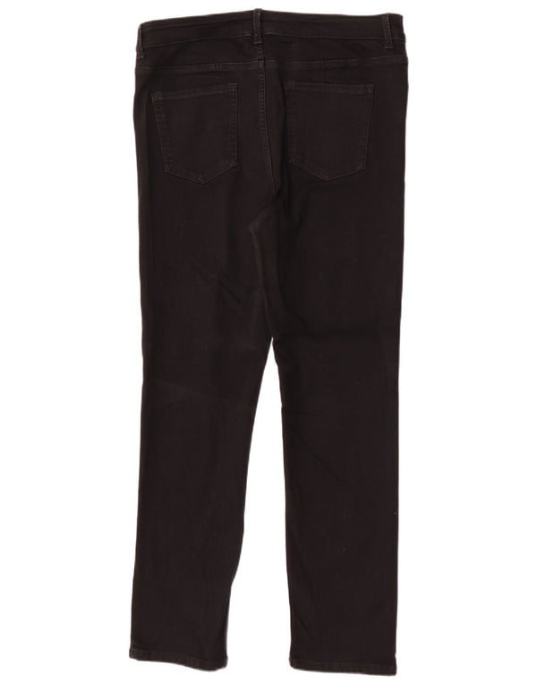 Marks & Spencer Jeans dritti da donna The Sienna UK 16 Large W34 L29 Nero