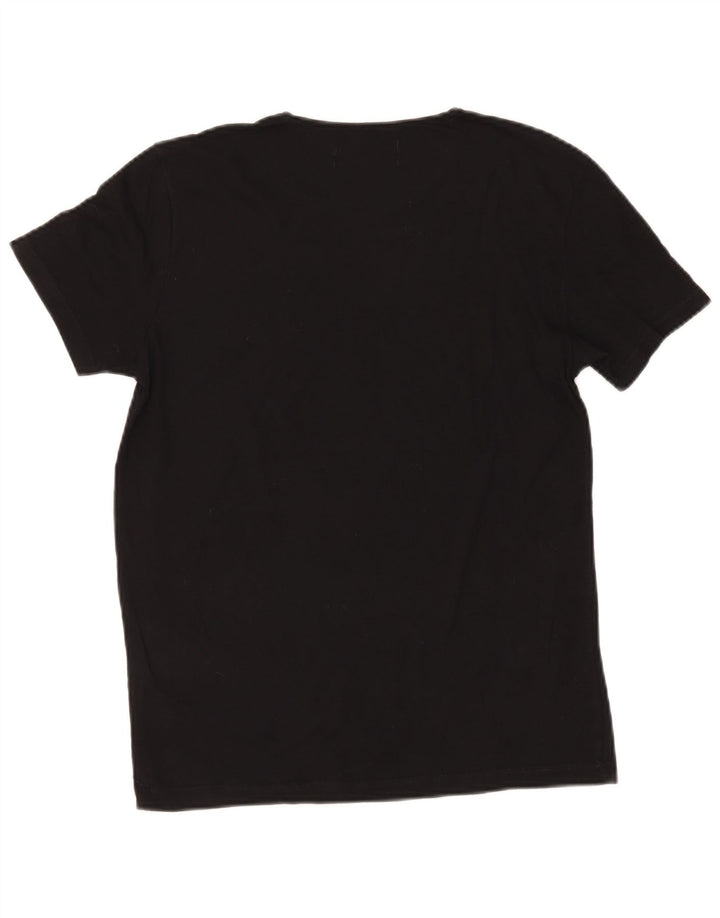 T-shirt Zara da donna Top UK 14 media nera