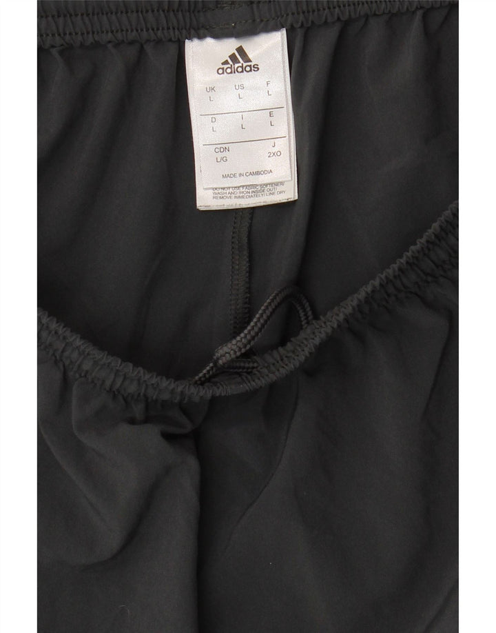 Pantaloncini sportivi Adidas Climalite Graphic da uomo grandi in poliestere nero