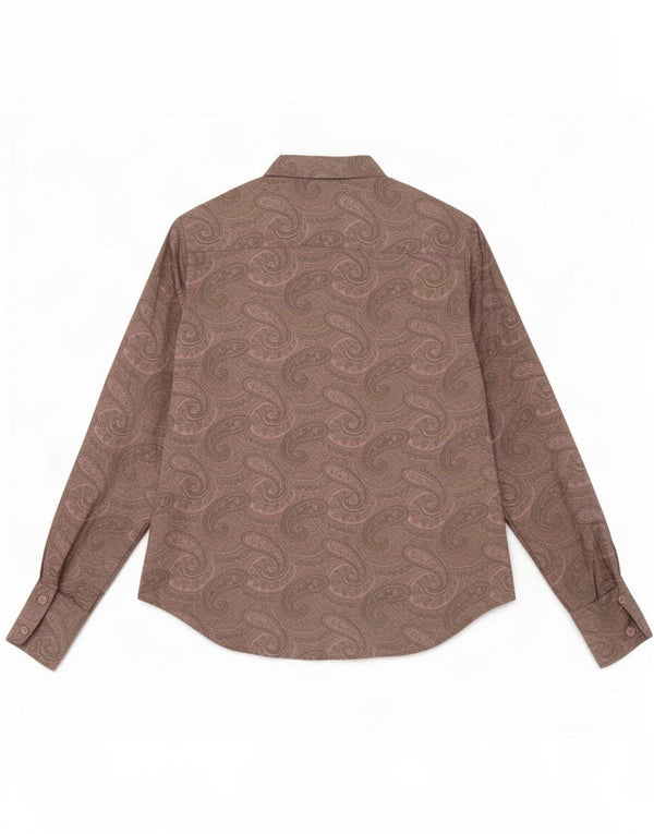 Souleiado Camicia da donna taglia 40 Medium Pink Paisley