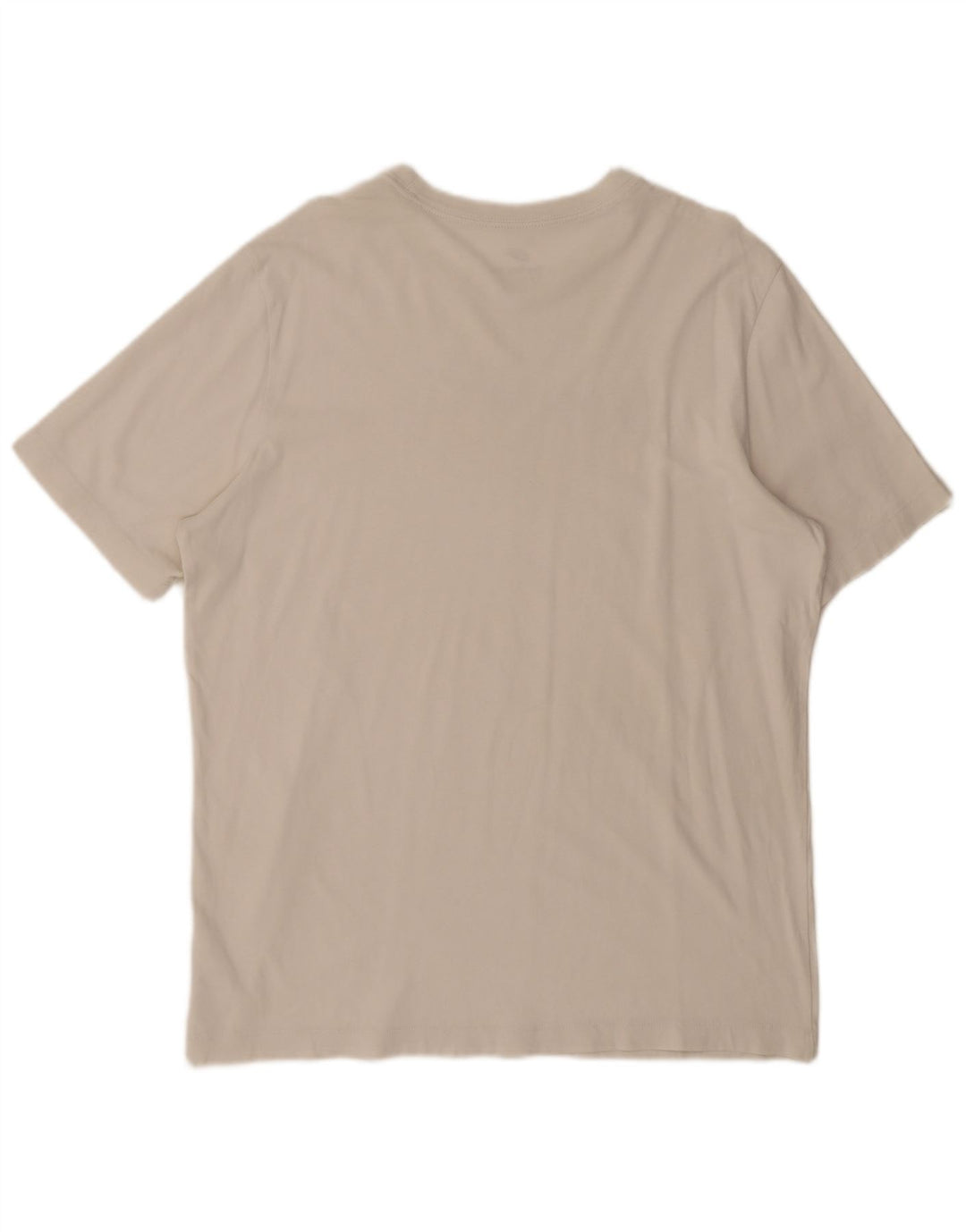 T-shirt grafica da uomo Nike Top grande in cotone bianco sporco