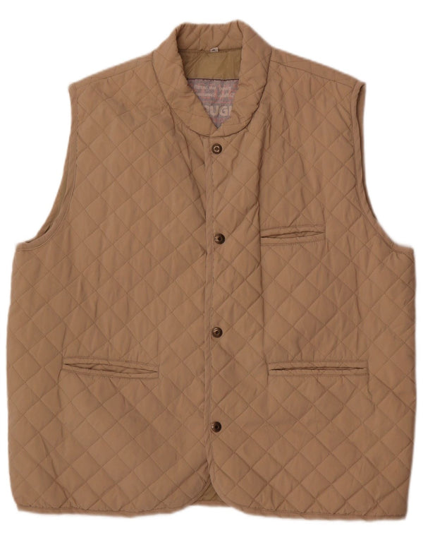 Gilet trapuntato da uomo Brugi UK 42 XL Poliestere beige