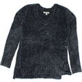 ORVIS Womens Oversized V-Neck Jumper Sweater UK 6 XS Navy Blue Wool Vintage Orvis and Second-Hand Orvis from Messina Hembry 