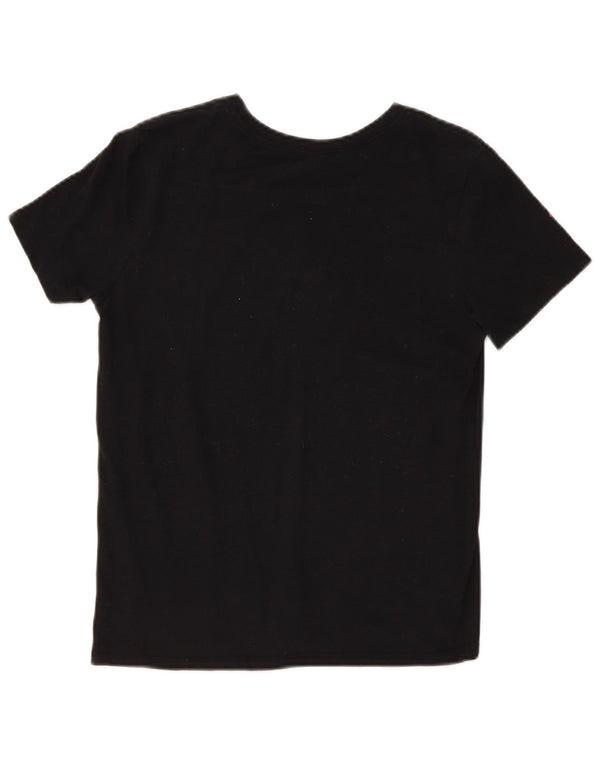 T-shirt grafica da donna Nike Dri Fit Top UK 10 piccola nera
