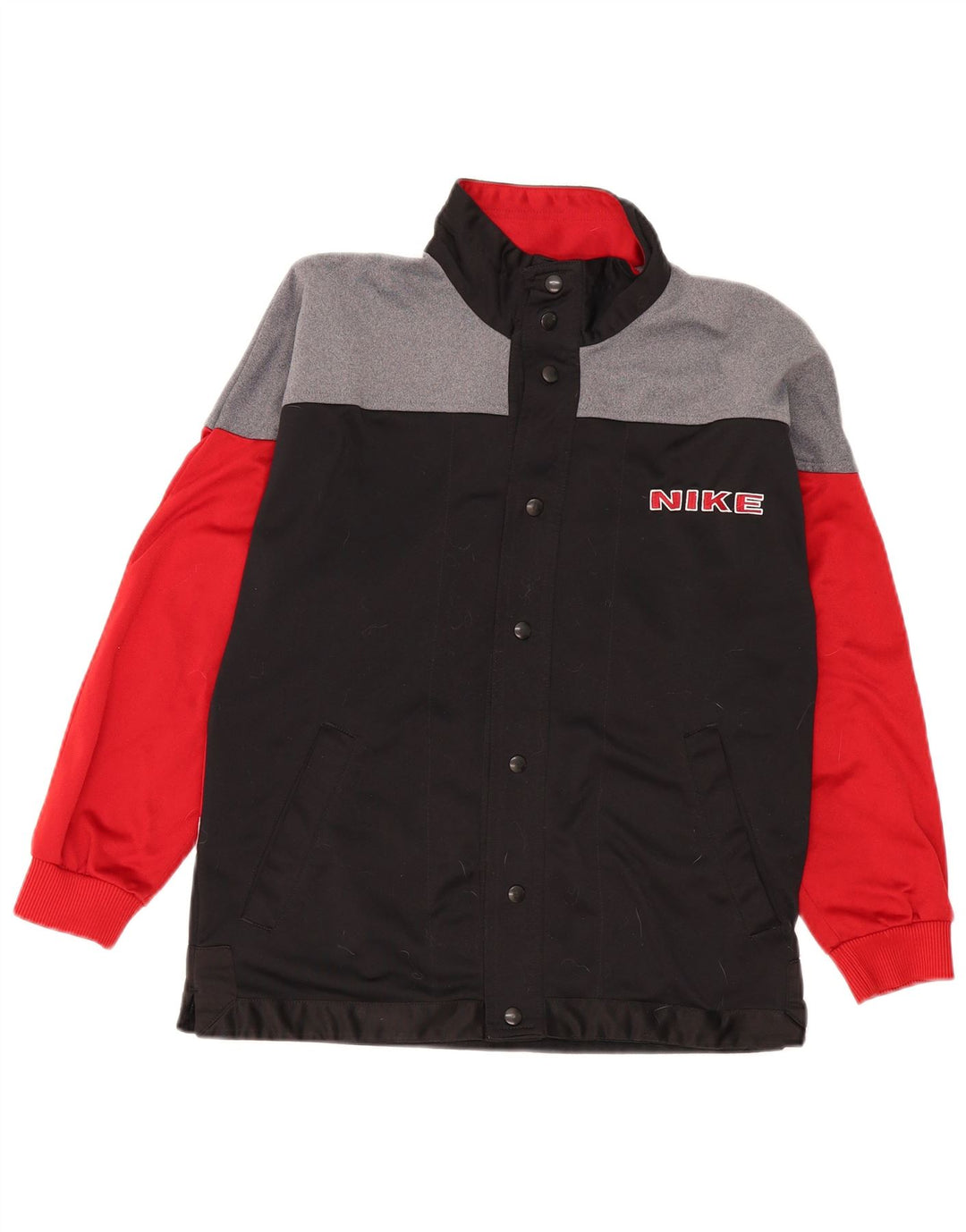Giacca da ginnastica grafica da ragazzo Nike 12-13 anni Large Black Colourblock
