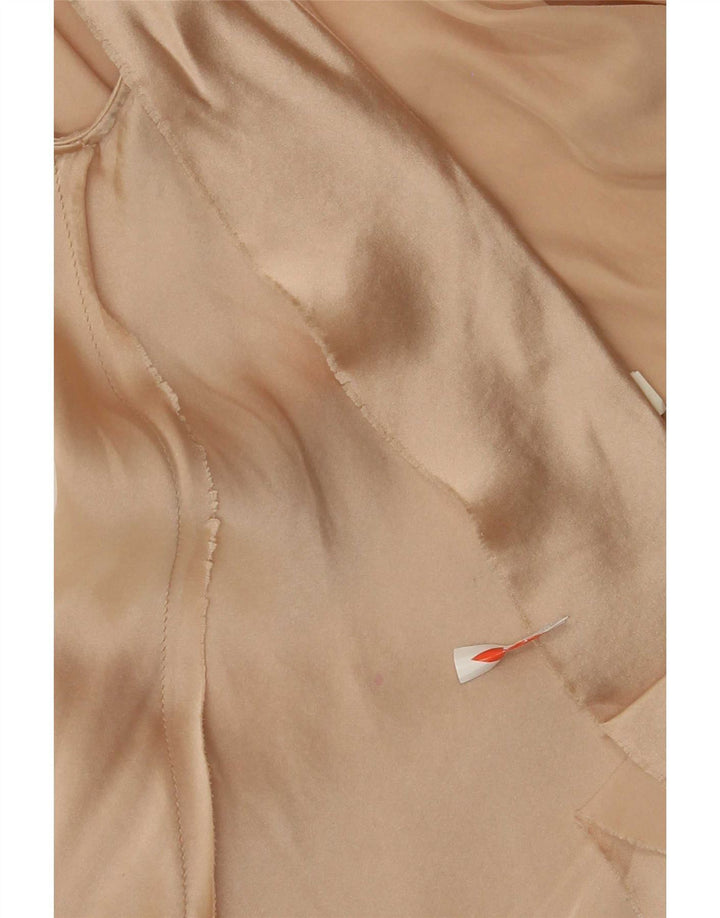 Top Blusa Donna Liu Jo IT 42 Beige Medio Seta Colourblock