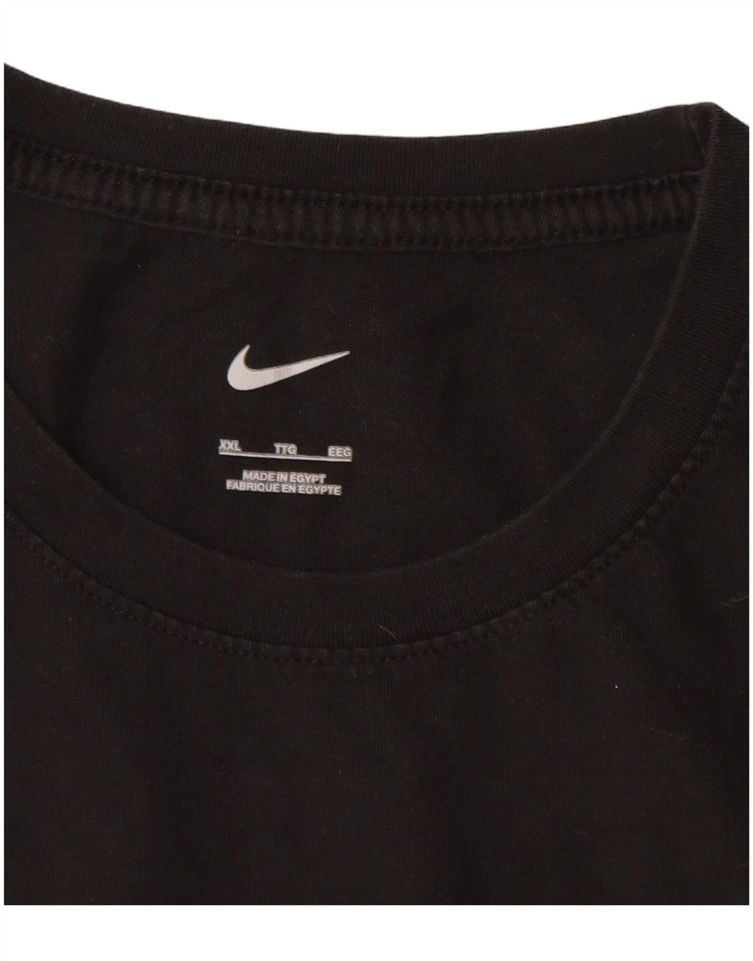 T-shirt da uomo NIKE Top 2XL cotone nero