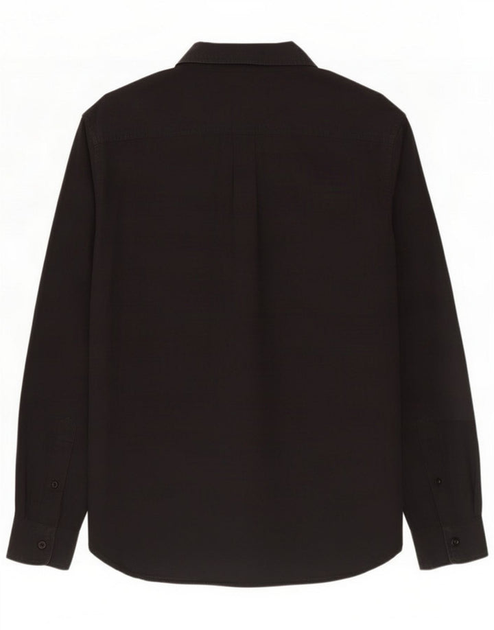 Dockers Camicia da uomo vestibilità standard cotone medio nero