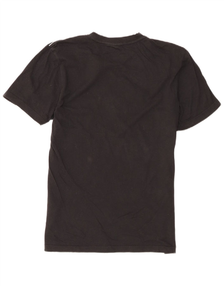 T-shirt Adidas da uomo Top Small in cotone nero