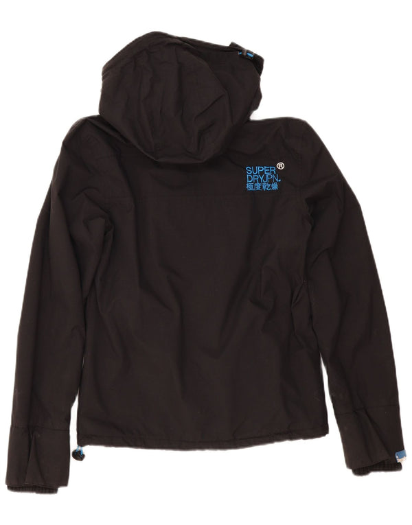 Giacca a vento con cappuccio da donna Superdry Windcheater UK 10 Small Nera