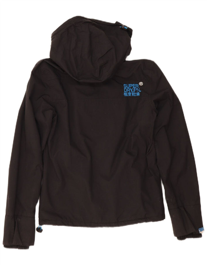 Giacca a vento con cappuccio da donna Superdry Windcheater UK 10 Small Nera