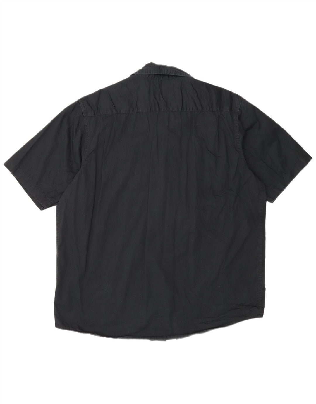 Camicia a maniche corte da uomo Wrangler grande in cotone nero