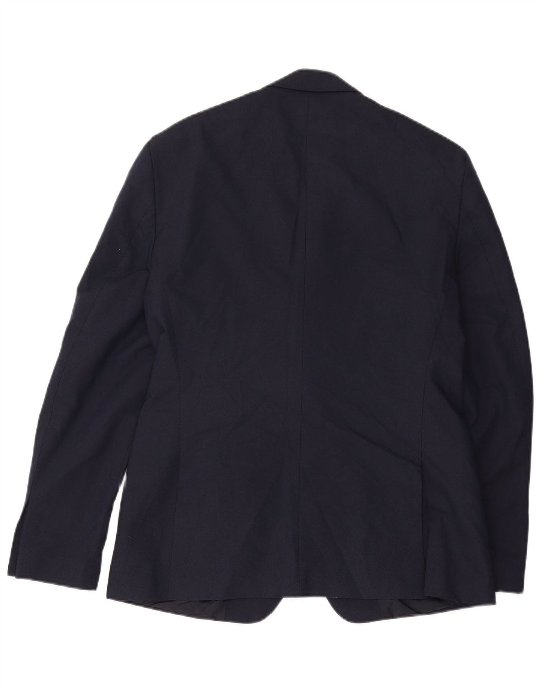 Giacca blazer da uomo a 2 bottoni Zara EU 54 XL poliestere blu navy