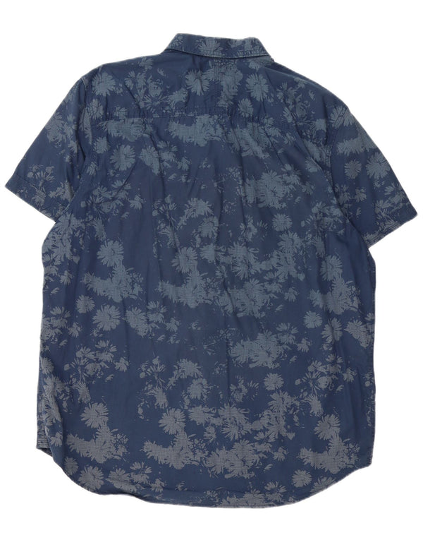 Camicia a maniche corte da uomo Timberland Earthkeepers 2XL blu navy hawaiana