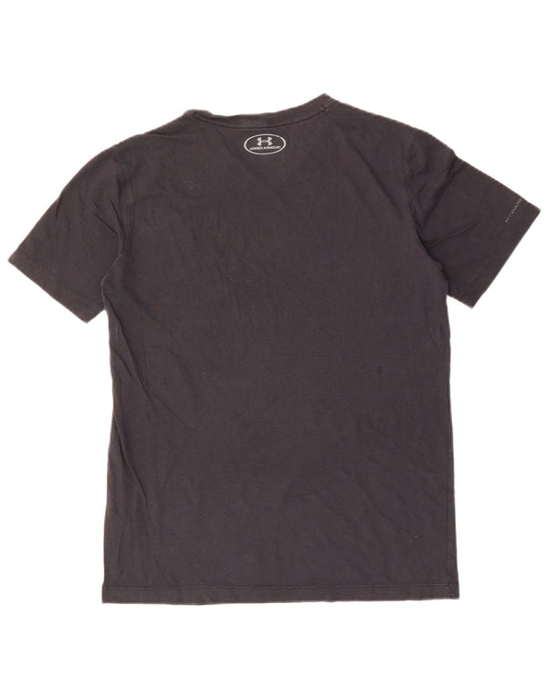 T-shirt Heat Gear da uomo UNDER ARMOUR Top piccola nera