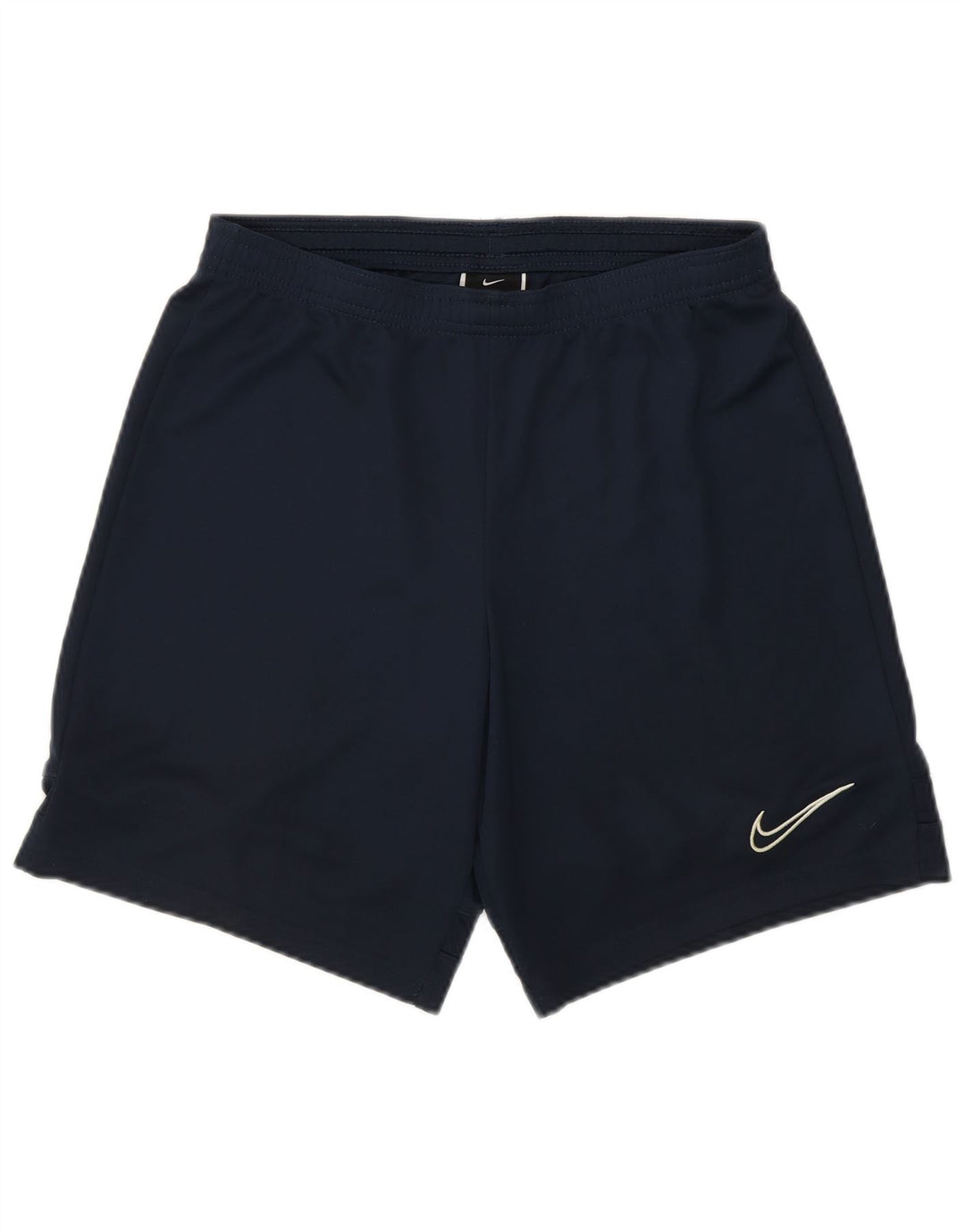 Pantaloncini sportivi Nike da uomo piccoli sportivi in poliestere blu navy