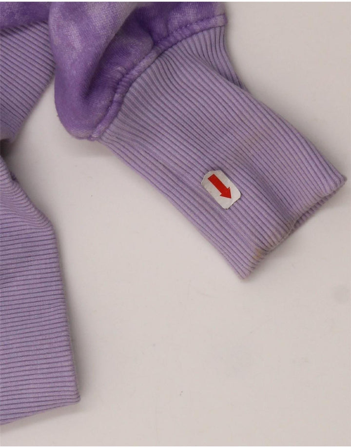 The North Face Uomo Felpa Maglione Medio Viola Tie Dye Cotone