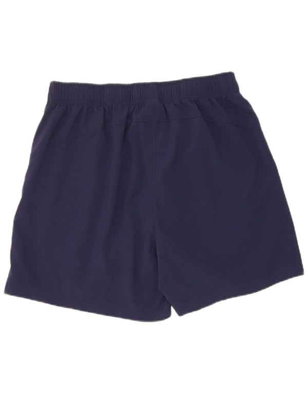 Pantaloncini sportivi da uomo Puma Large in poliestere blu navy