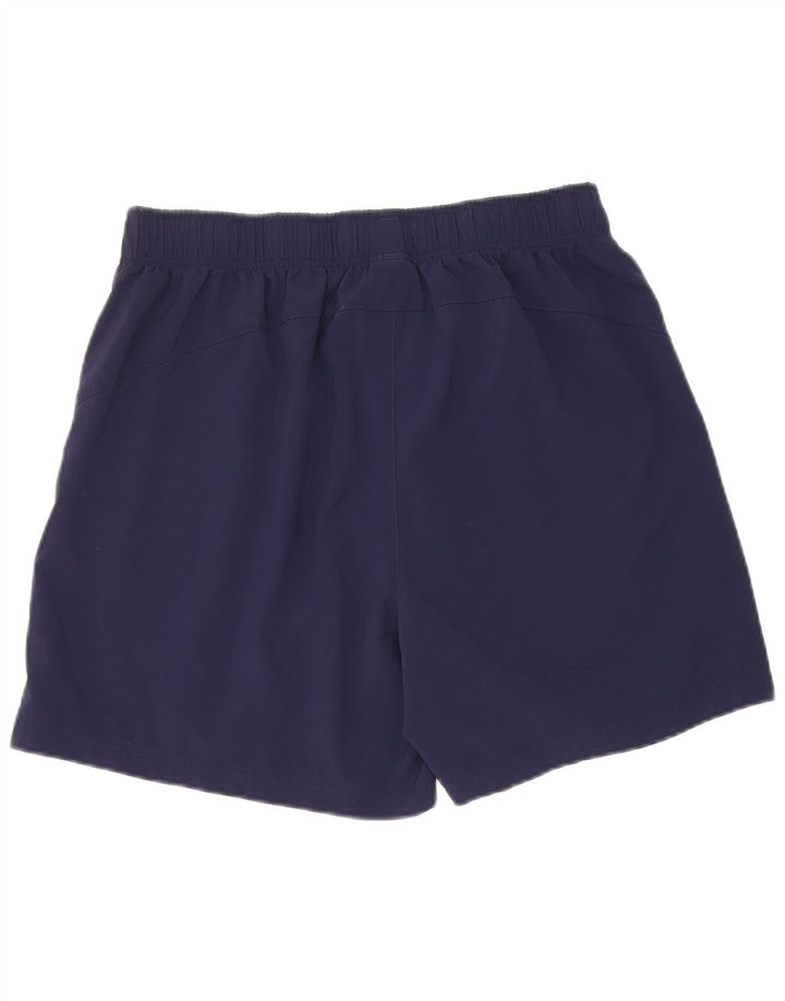 Pantaloncini sportivi da uomo Puma Large in poliestere blu navy