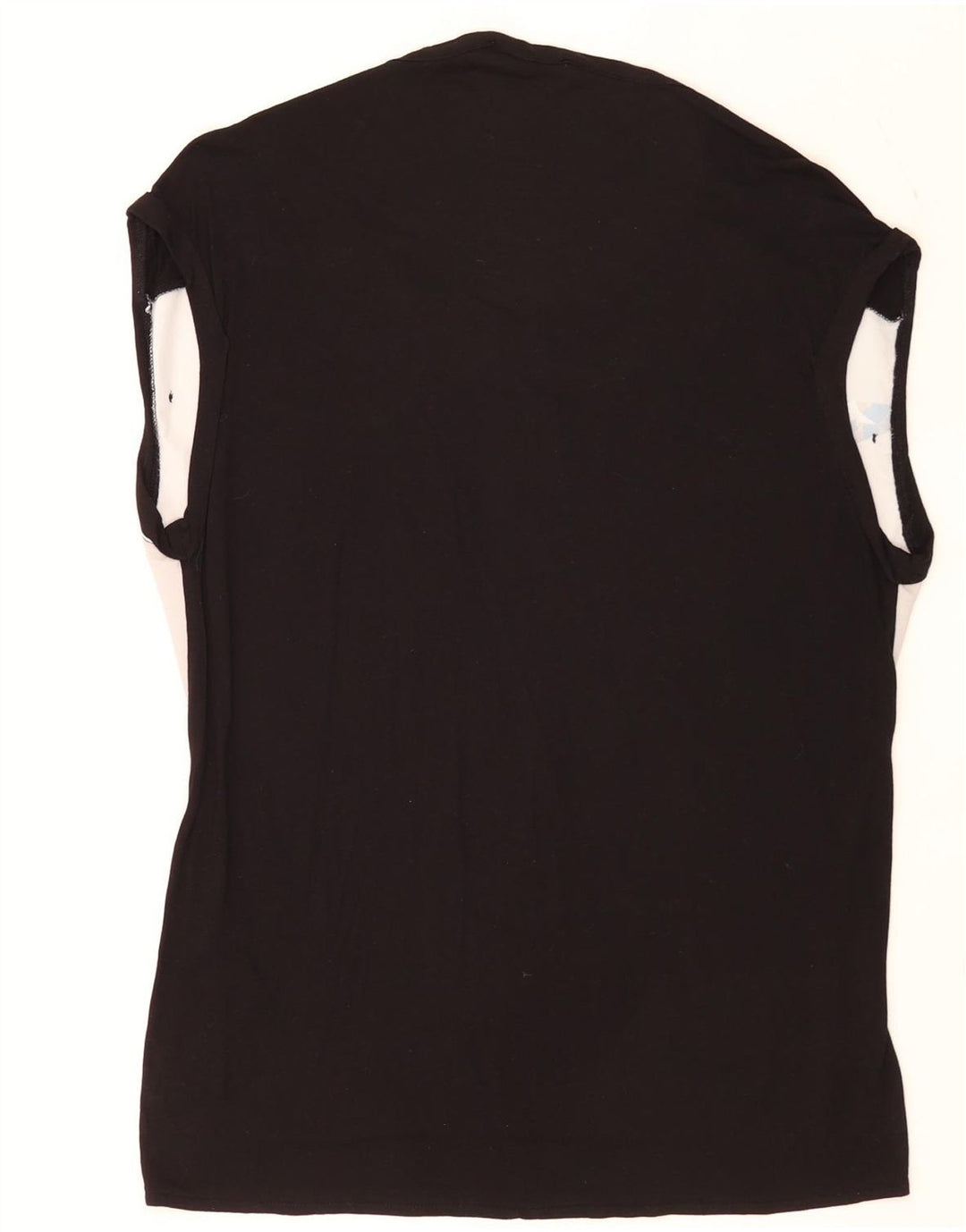 Camicetta senza maniche da donna Oasis UK 12 Viscosa color block medio nero