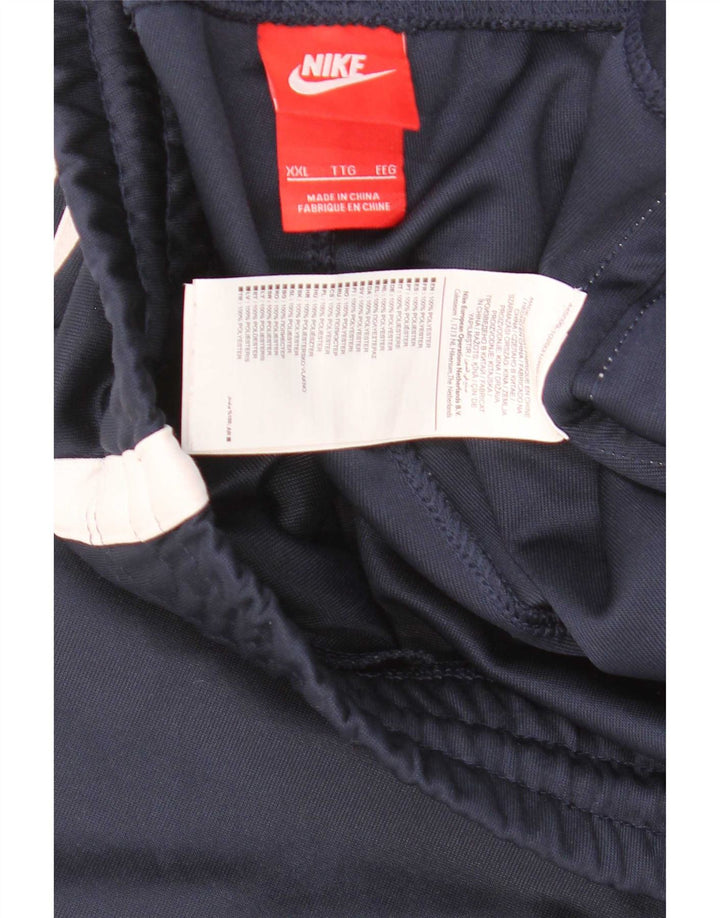 Pantaloni da tuta da uomo Nike 2XL Poliestere color block blu navy