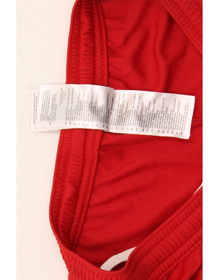 Pantaloncini sportivi Adidas Aeroready da uomo in poliestere rosso medio