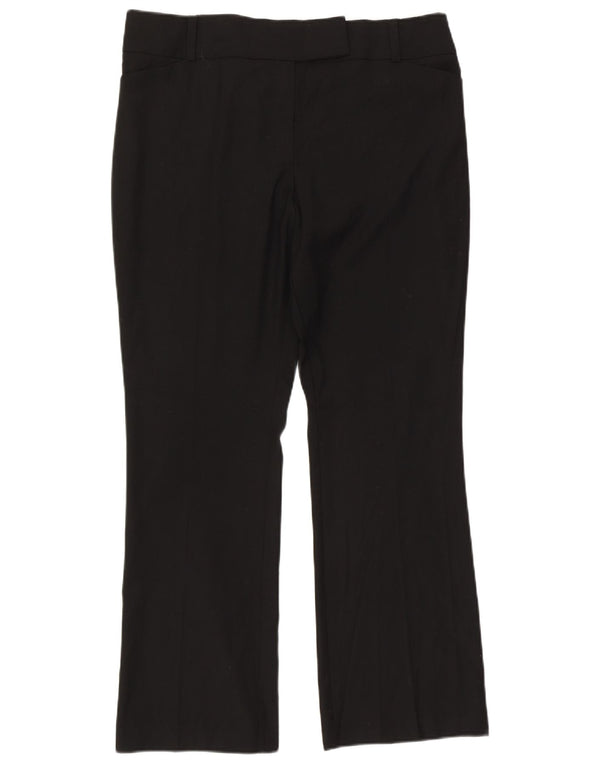 Pantaloni casual dritti da donna Marks & Spencer UK 16 Large W36 L31 Neri