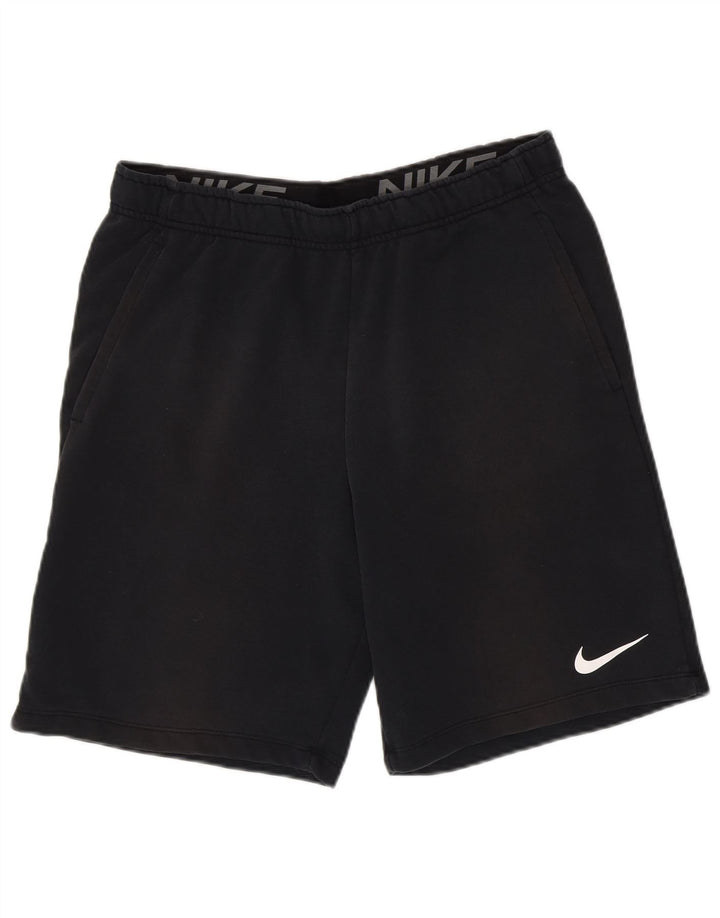 Pantaloncini sportivi Nike Dri Fit da uomo di grandi dimensioni in cotone nero