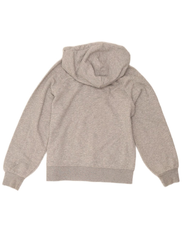 Maglione con cappuccio oversize grafico da donna Tommy Hilfiger UK 6 XS grigio a righe