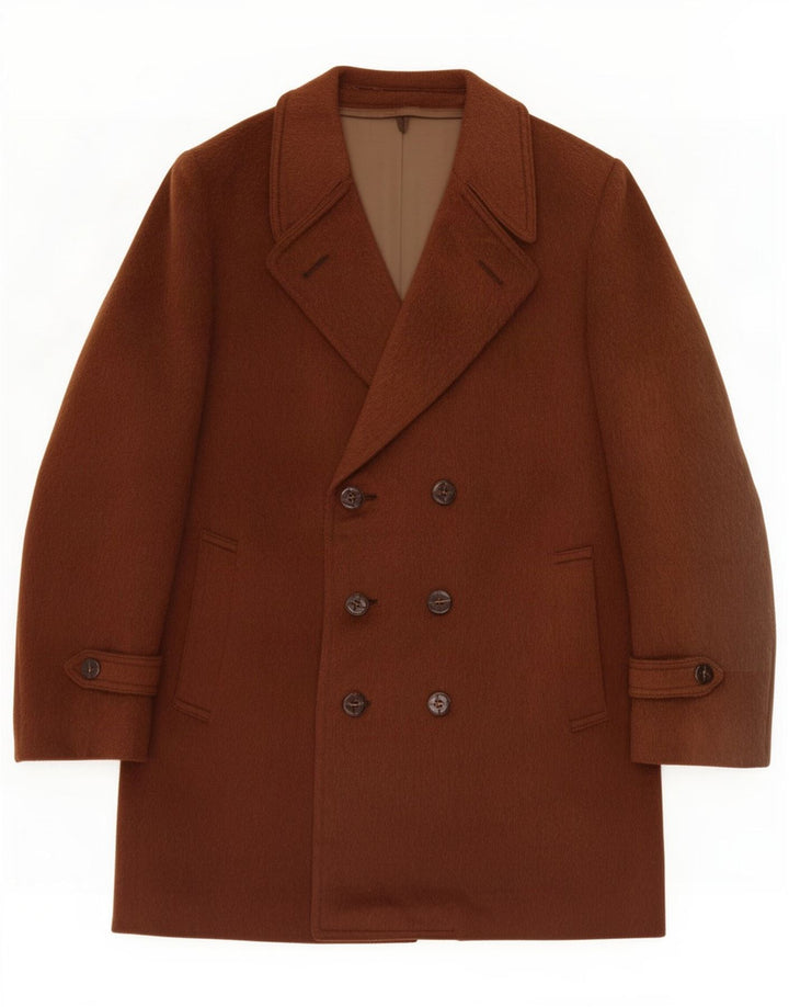 Facis Cappotto doppiopetto da uomo UK 38 Marrone medio