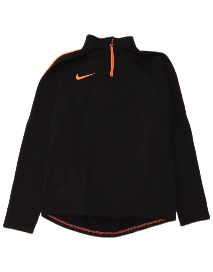 Top della tuta pullover Nike da bambino Dri Fit 13-14 anni XL color block nero