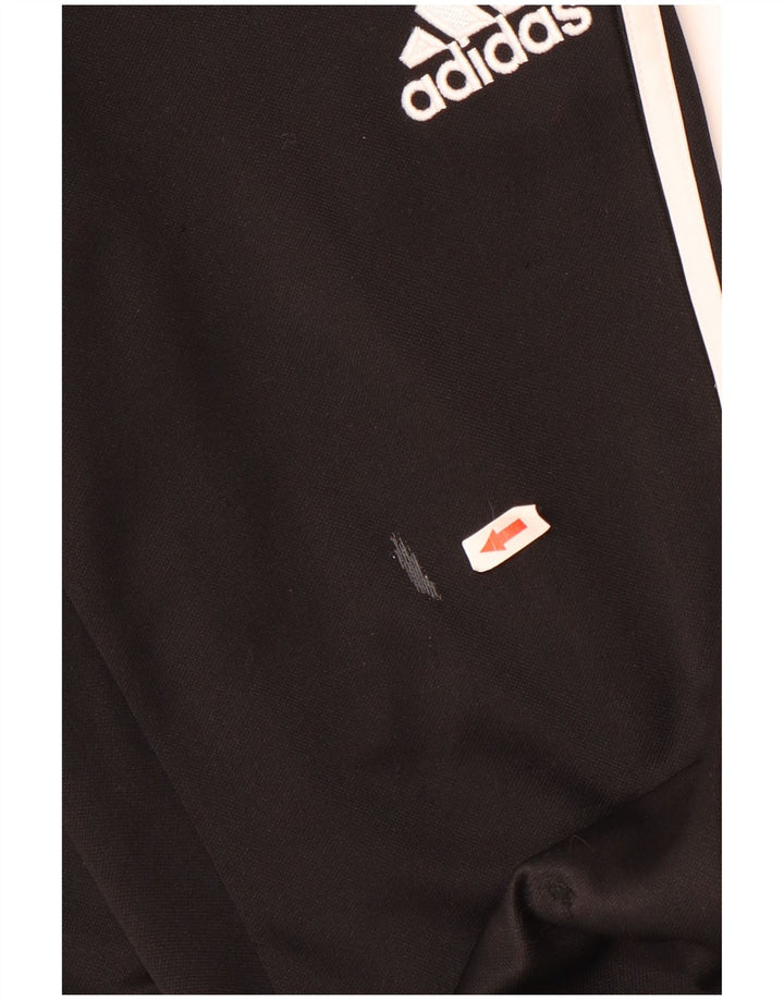 Pantaloni da tuta Adidas Climacool da uomo piccoli in poliestere color block nero