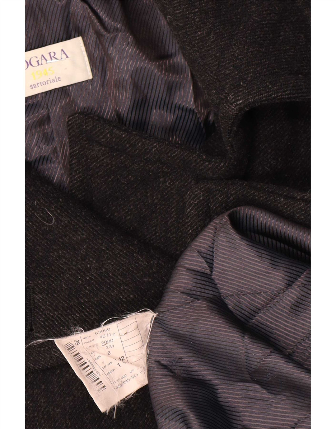Cappotto Doppiopetto Donna Nogara 1945 IT 42 Lana Grigio Medio