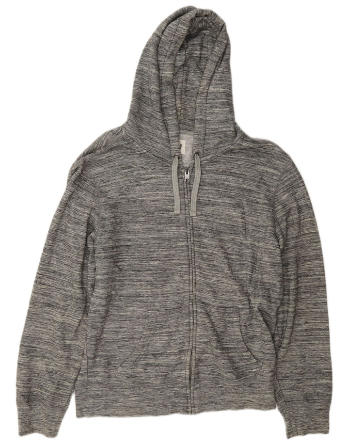 Maglione con cappuccio e zip da uomo Gap in cotone screziato grigio medio