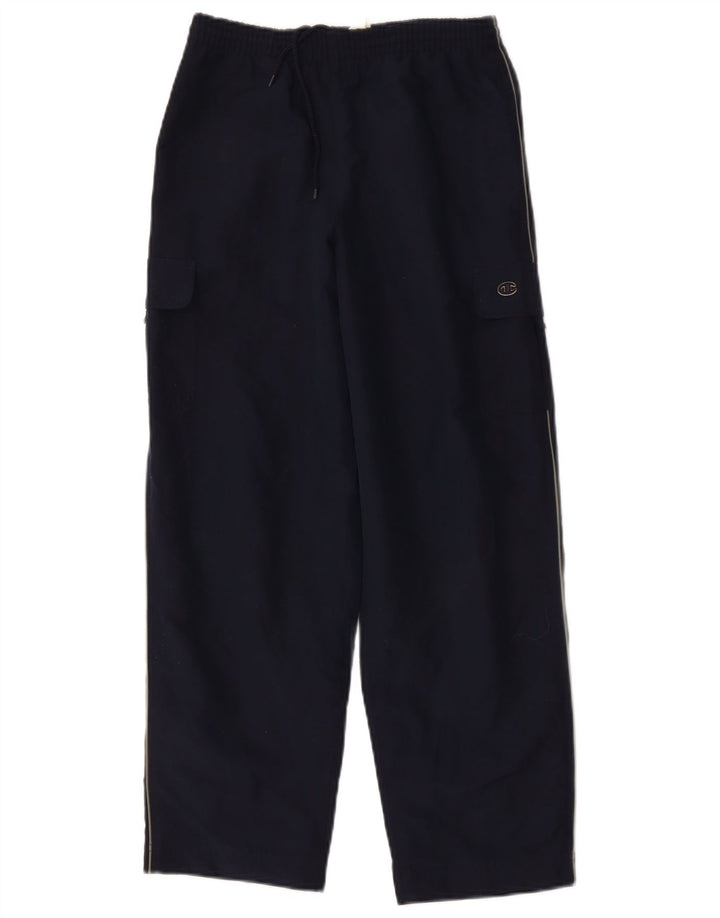 Pantaloni da tuta cargo Champion da ragazzo 11-12 anni in poliestere blu navy