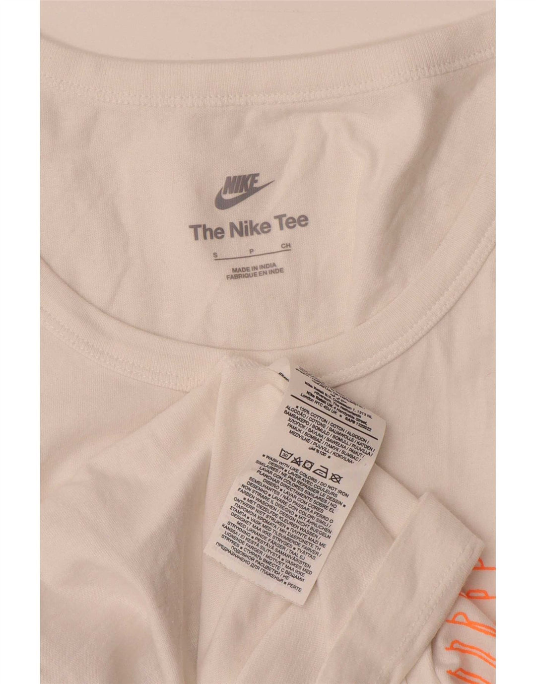 T-shirt grafica da uomo Fila Top Small in cotone bianco