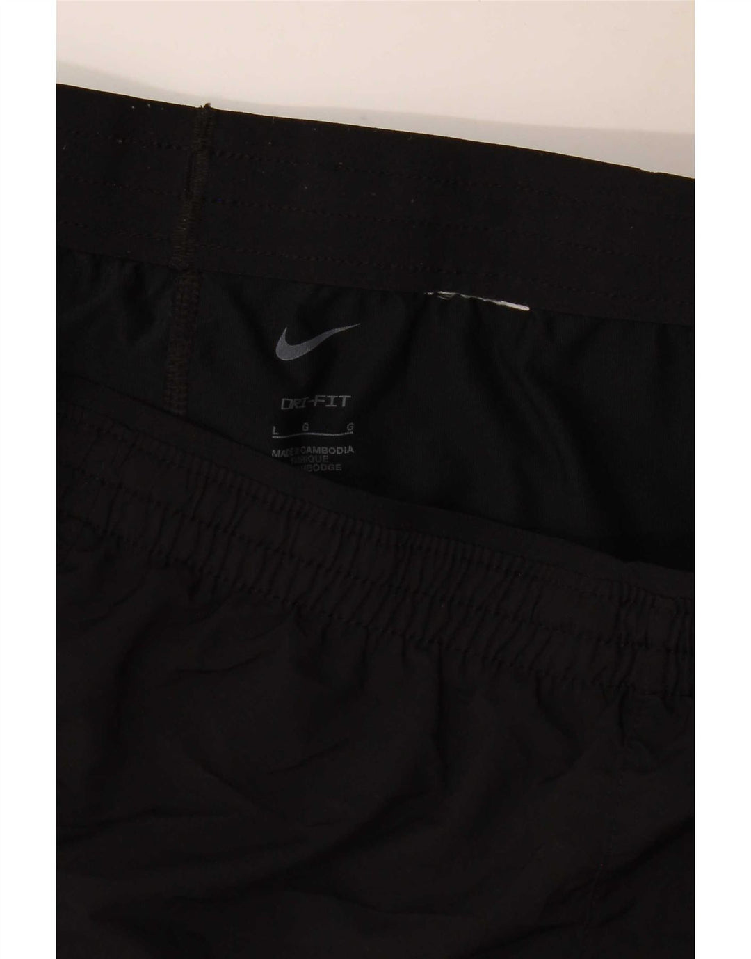 Pantaloncini sportivi Nike Dri Fit da donna UK 14 grandi neri